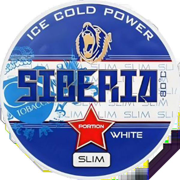 Siberia Blue Slim White 21.5mg/pouch
