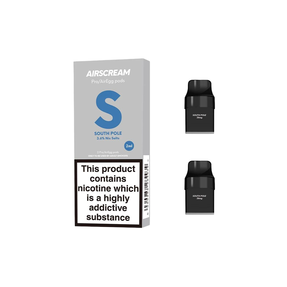 AirSpops PRO Prefilled Pod 3.6% Nic Salt