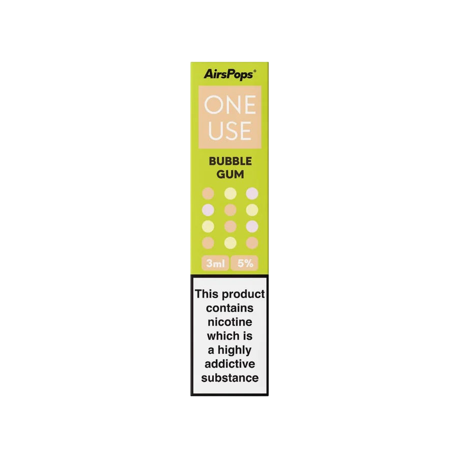 AirSpops One Use 3ML 5% Nic Salt