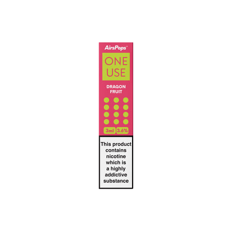 AirSpops One Use 3ML 3.6% Nic Salt
