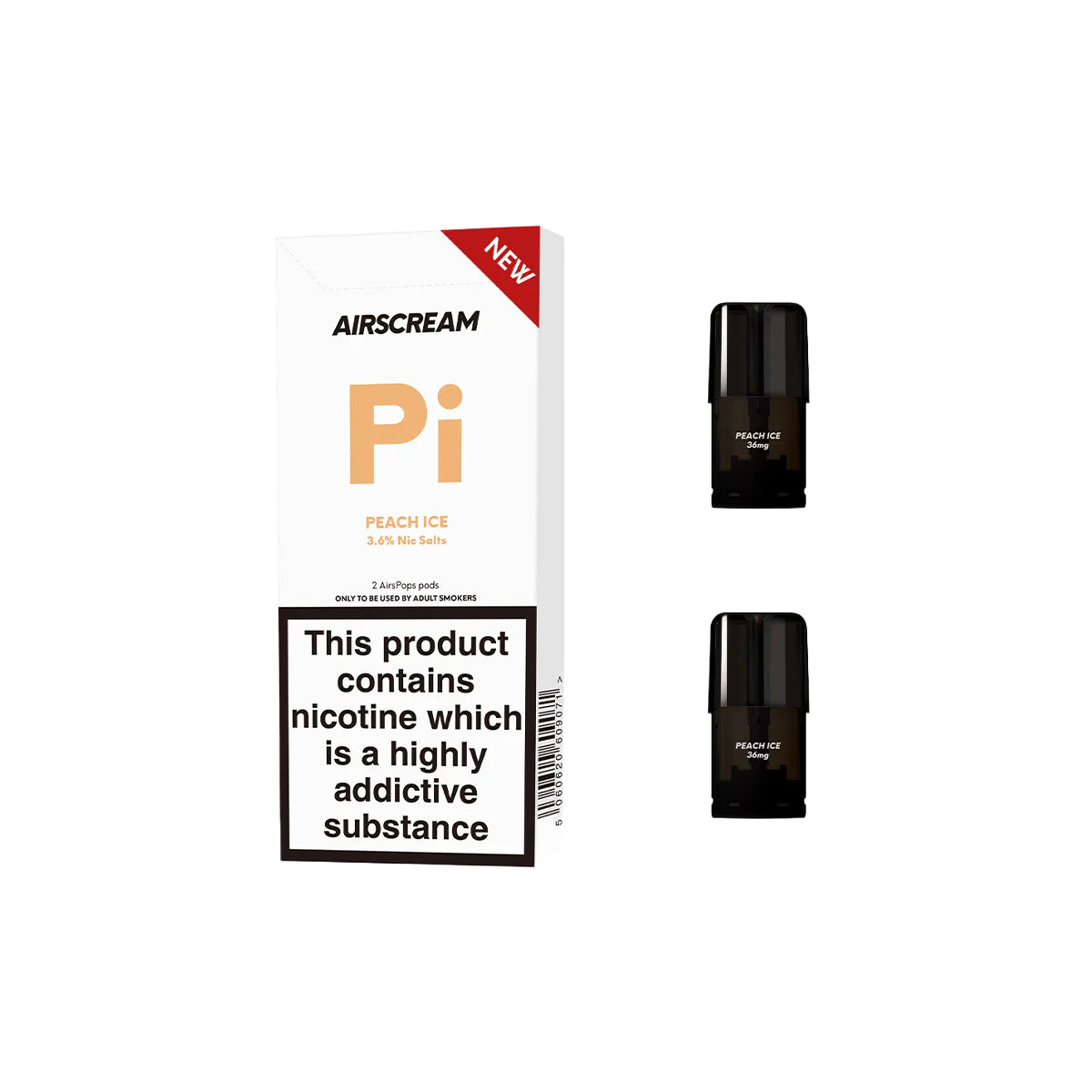 AirSpops PRO Prefilled Pod 3.6% Nic Salt
