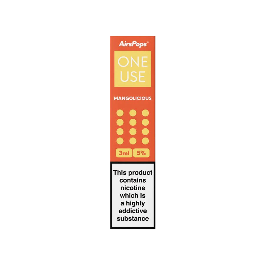 AirSpops One Use 3ML 5% Nic Salt
