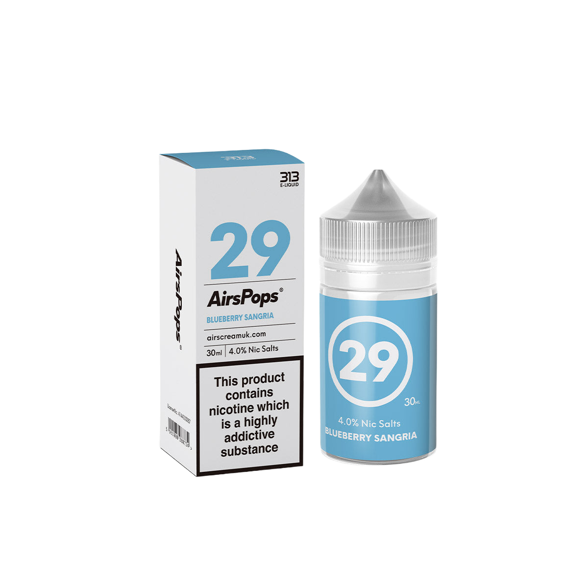 AirSpops 313 Nic Salt E-Liquid 1.9% 30ML