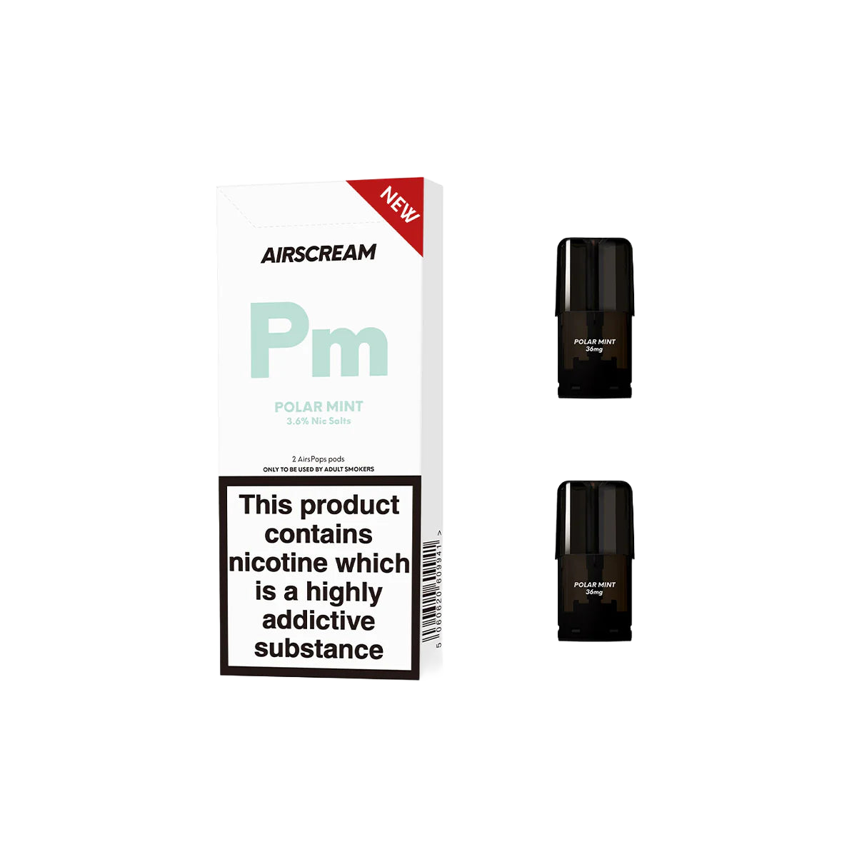 AirSpops PRO Prefilled Pod 3.6% Nic Salt