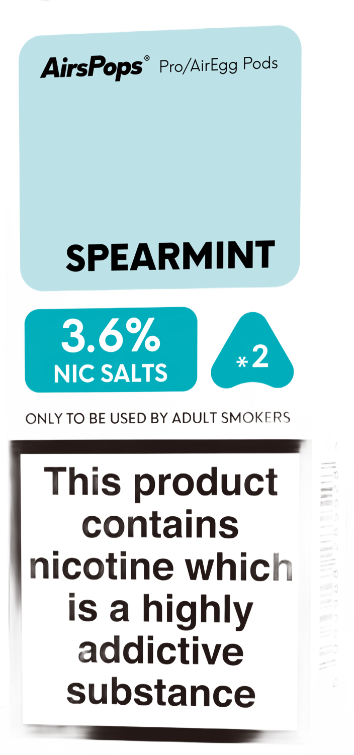 AirSpops PRO Prefilled Pod 3.6% Nic Salt