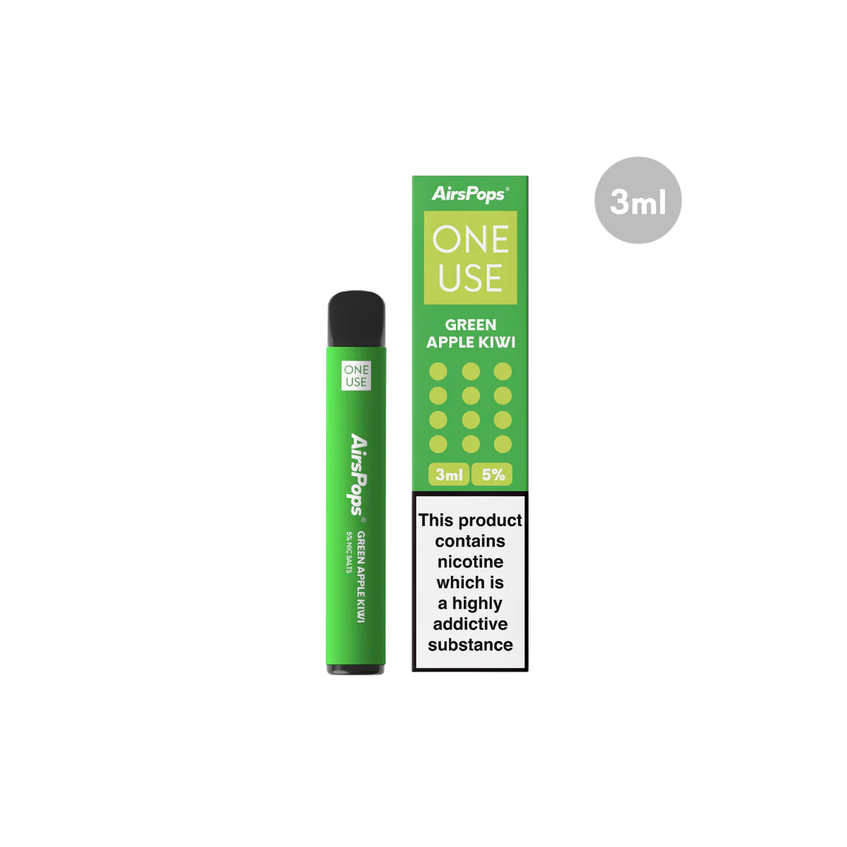AirSpops One Use 3ML 5% Nic Salt