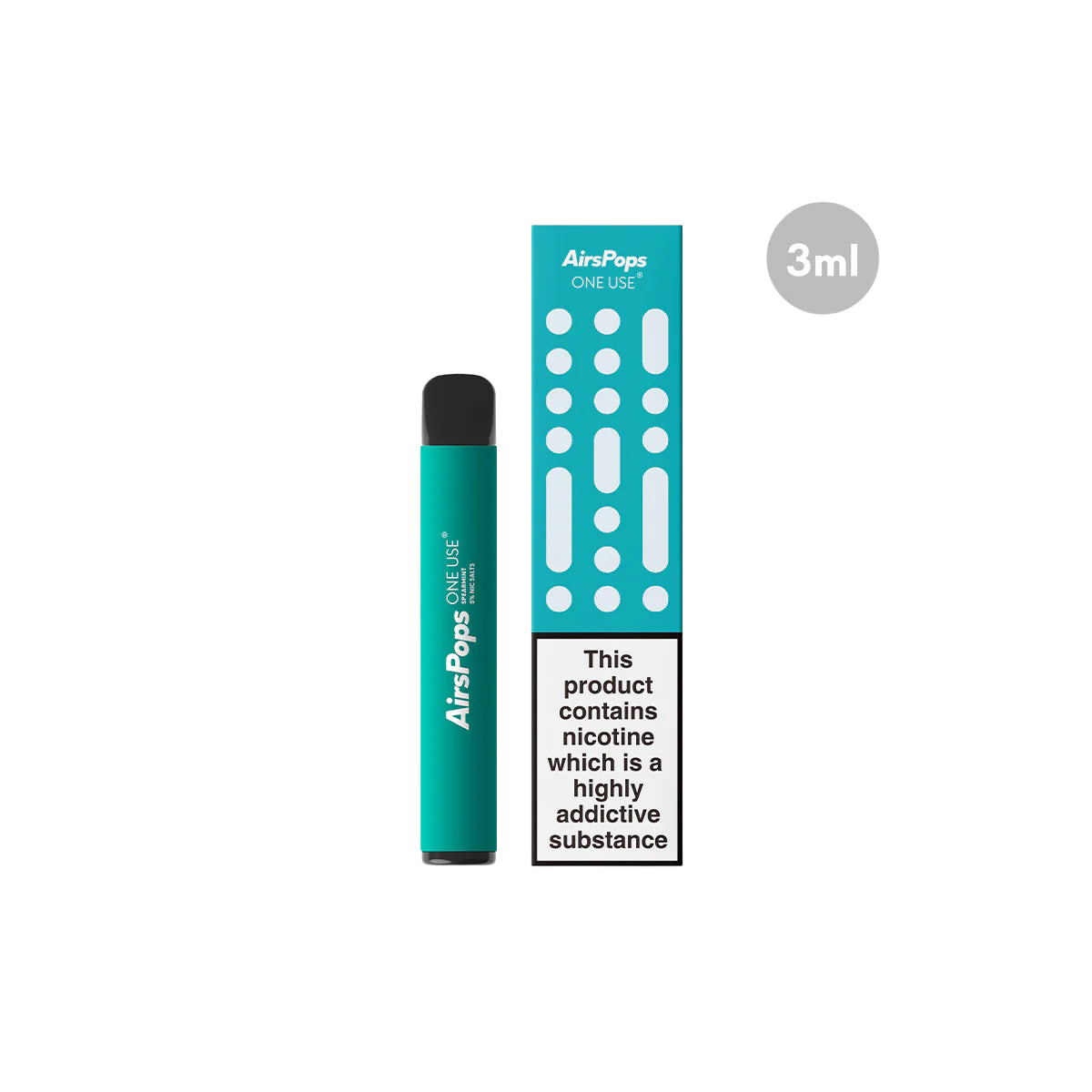 AirSpops One Use 3ML 5% Nic Salt