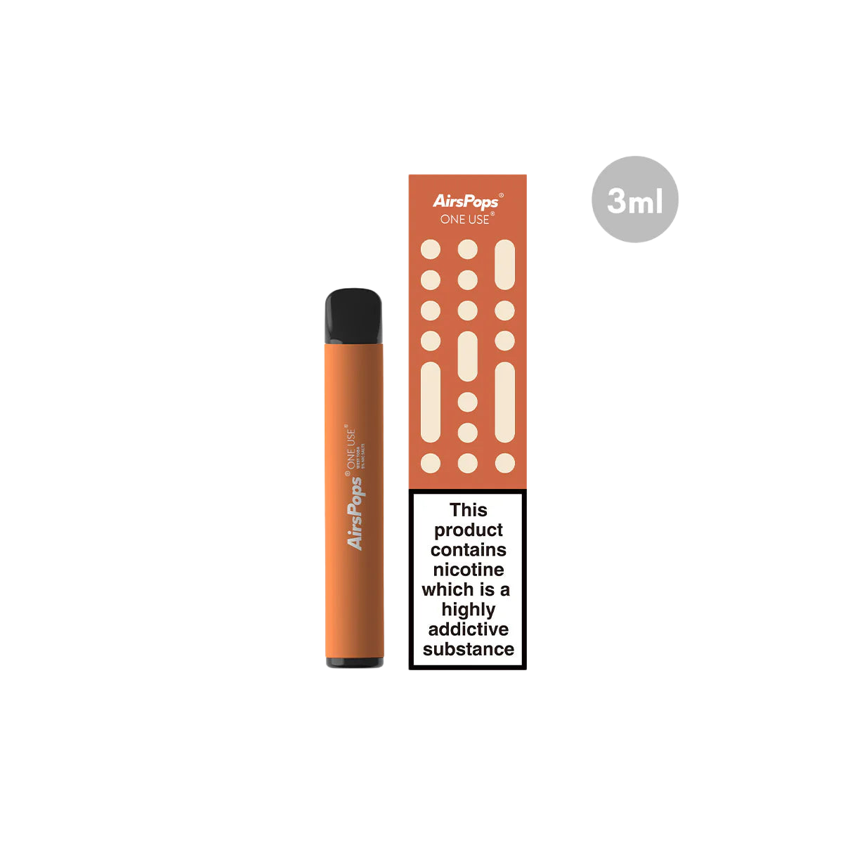 AirSpops One Use 3ML 3.6% Nic Salt
